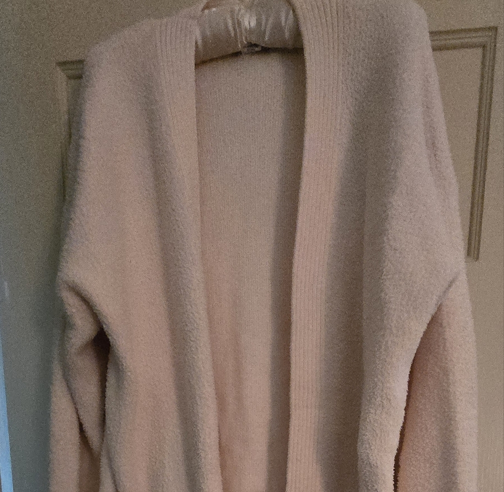 Rachel Zoe Cream Open Front Cardigan Sweater XL